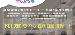 微風集團【TWQR限定5%超回饋】